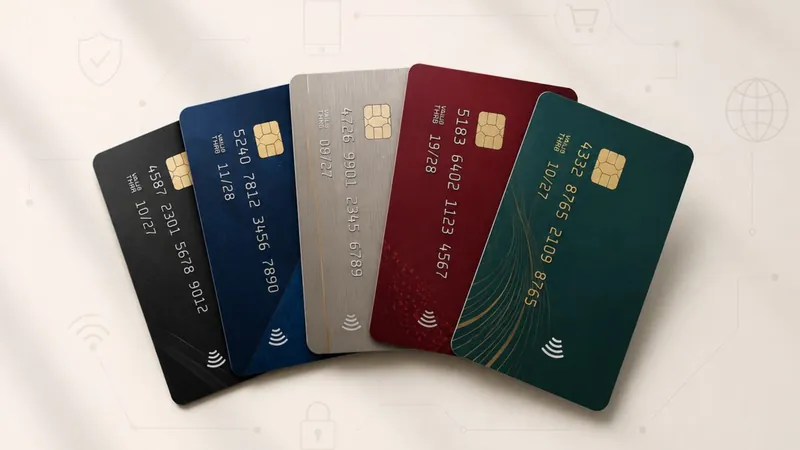 Fan of credit cards